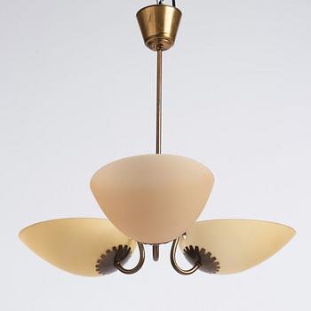 Harald Notini, a ceiling lamp, model '11263/A', Arvid Böhlmarks Lampfabrik, Sweden, 1940s.