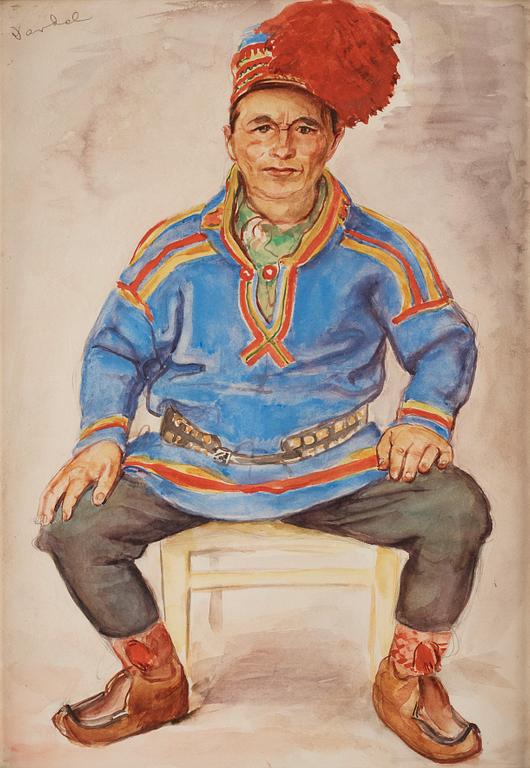 Nils von Dardel, Portrait.