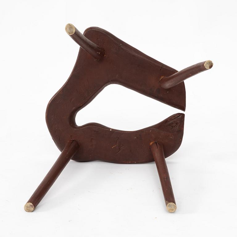 A Swedish stool, 19th/early 20th century.