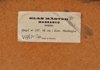 SPEGEL, "Nr 107", Glasmäster, Markaryd.