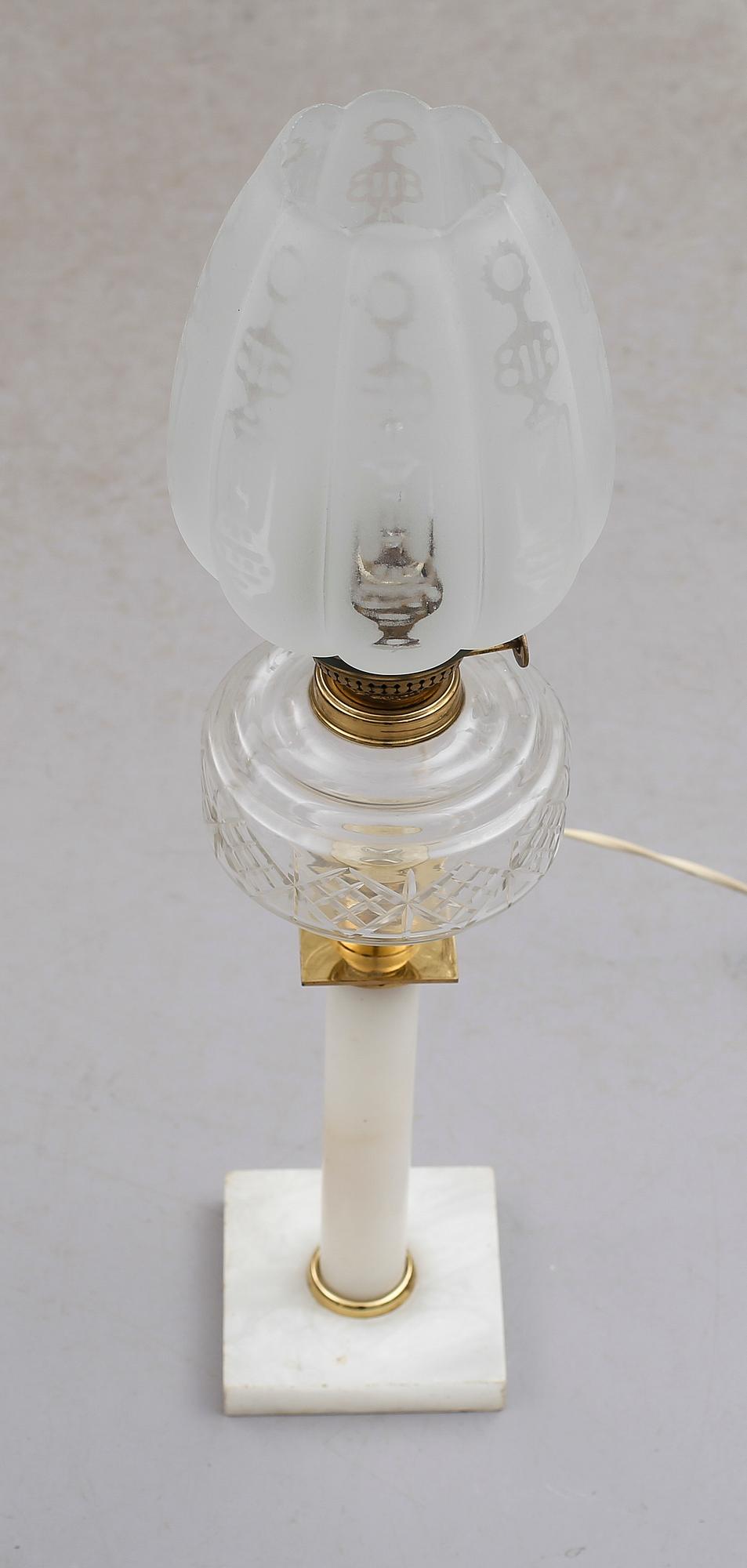 BORDSLAMPA, 1900-talets början.