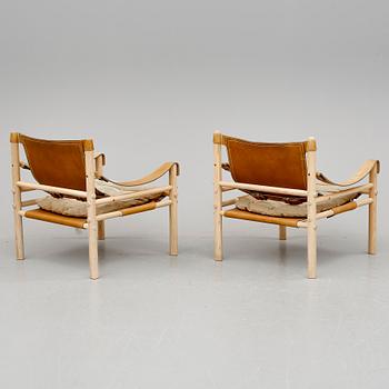 FÅTÖLJER, ett par. "Sirocco", Arne Norell, modellen formgiven 1964.