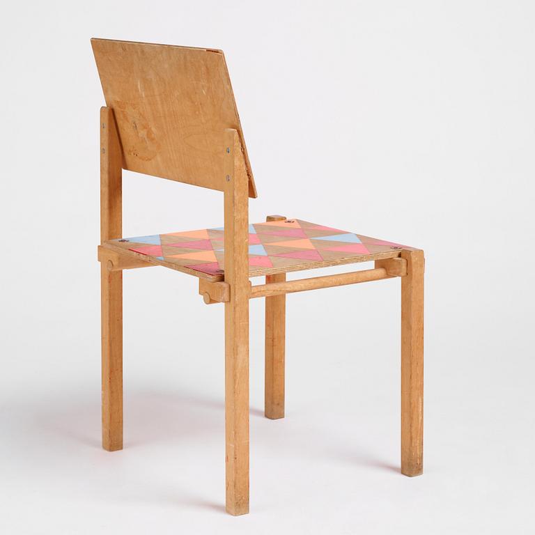 Åke Axelsson, & KG Nilsson, a chair, ed 1/2. executed in 1982.