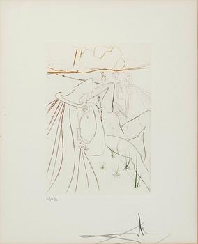 Salvador Dalí, "La ressuscitee" from "Le Décameron".