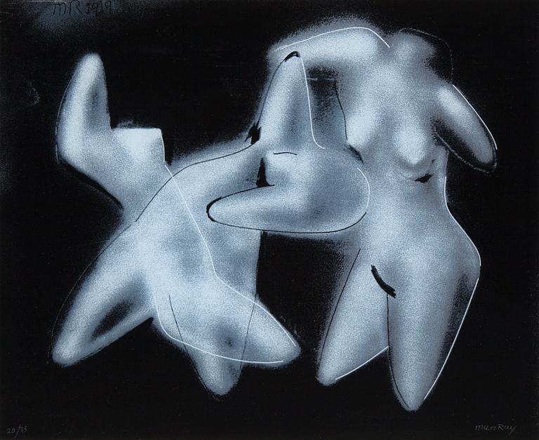 Man Ray, "Les trois nus".