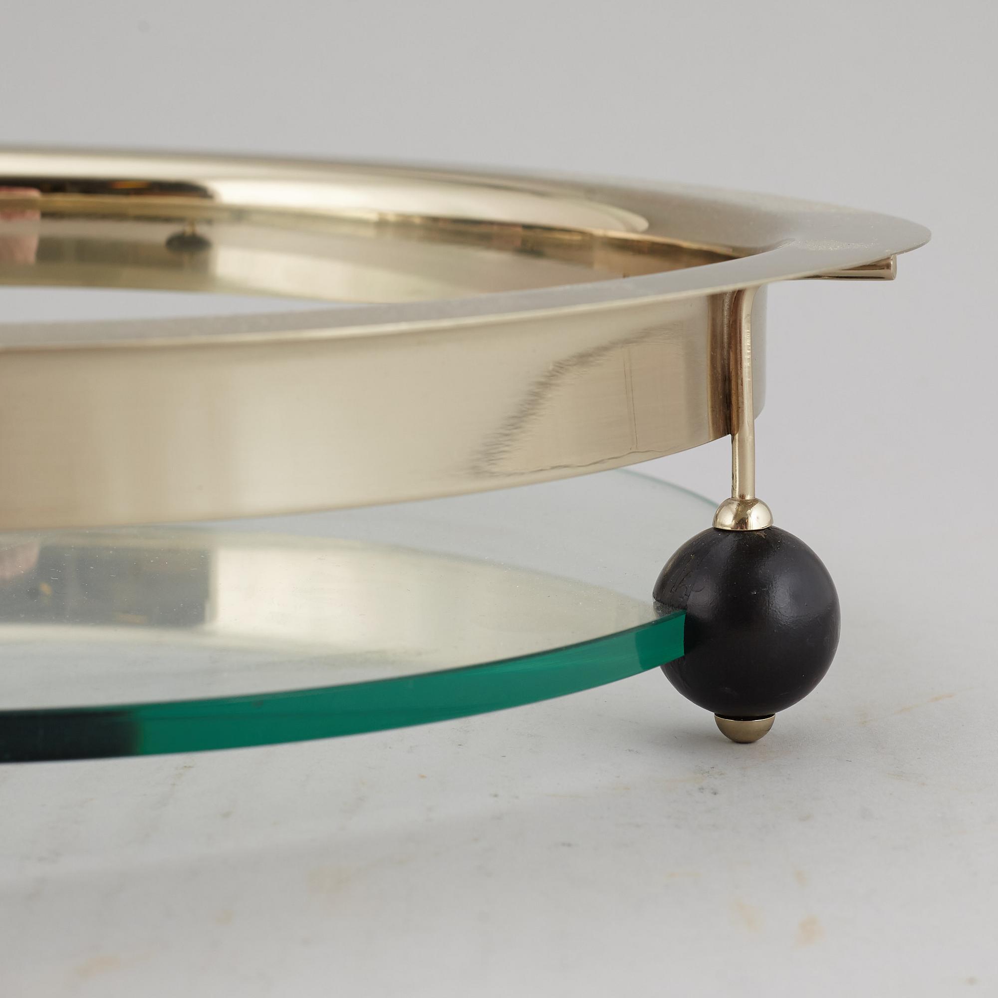 TECNOLUMEN, FAT i glas och metall, Västtyskland, 1900-tal.