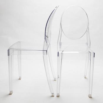 STOLAR, ett par, "Victoria Ghost", Philippe Starck, Kartell.