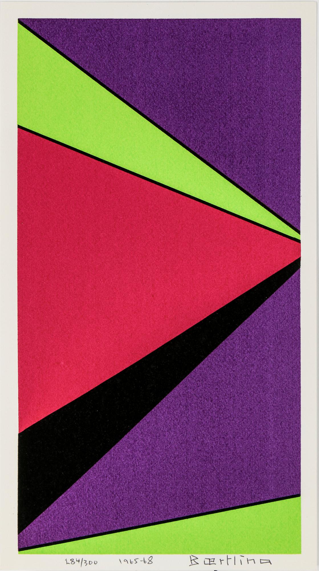 OLLE BAERTLING, färgserigrafi, 1965-68, signerad och numrerad 284/300.