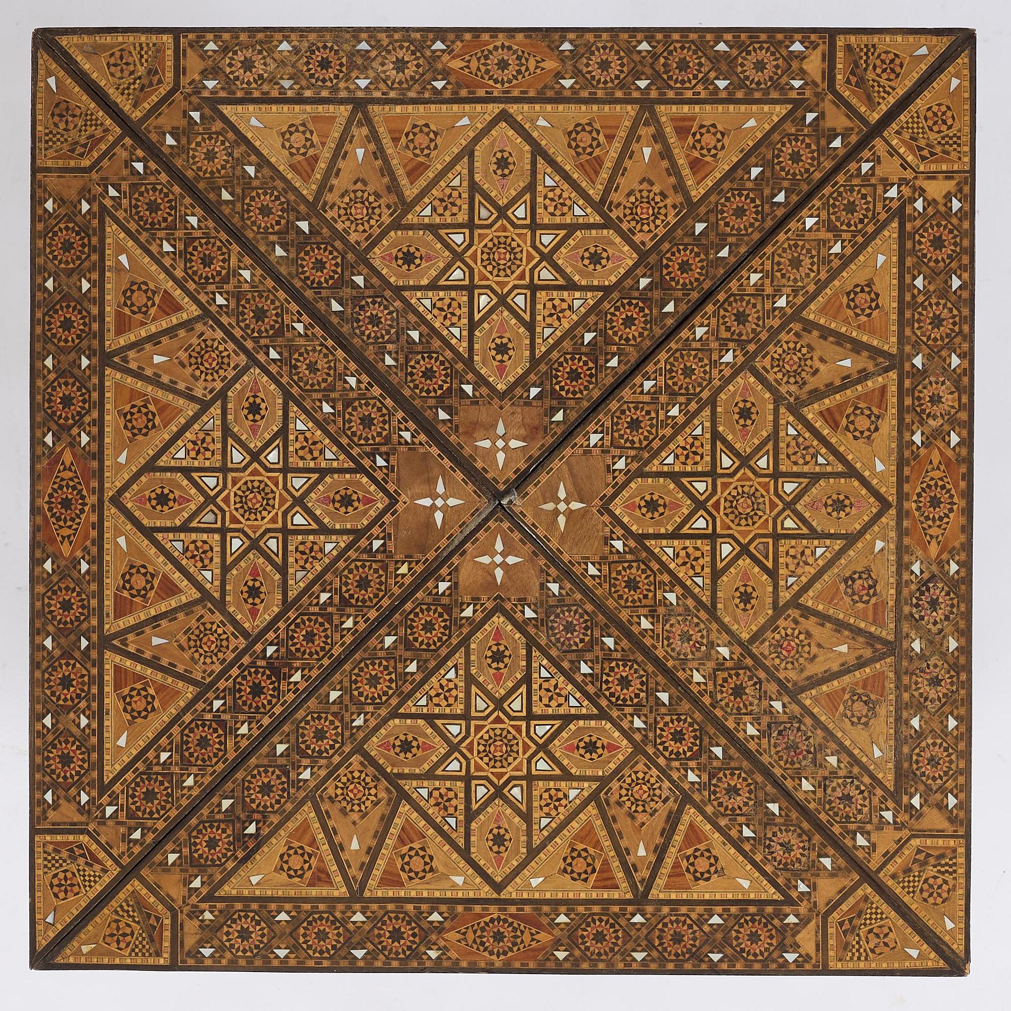 Spelbord, Damaskus Syrien, omkring år 1900.