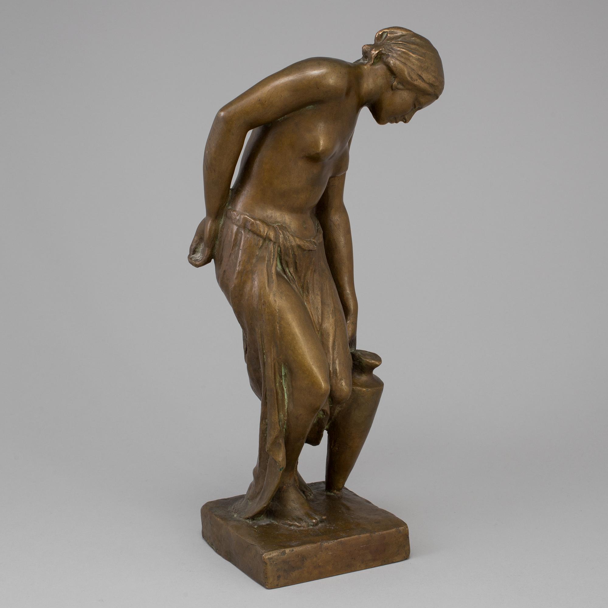 VIKTOR MALMBERG, Sculpture. Bronze, height 42 cm. Signed.
