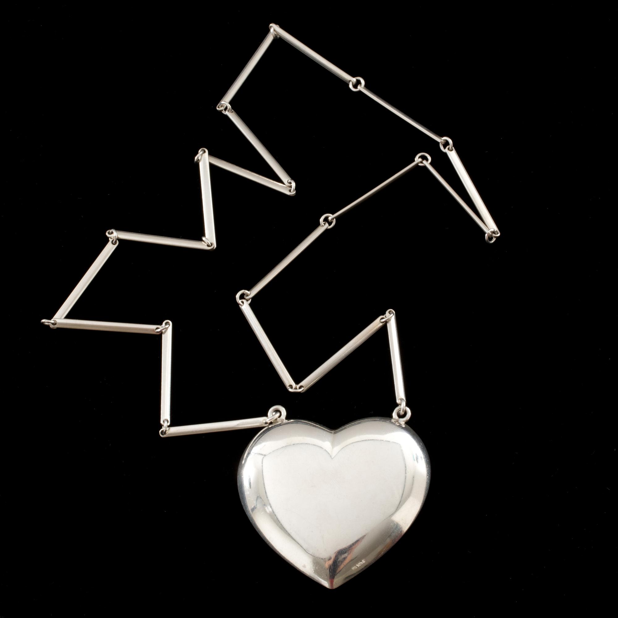 HÄNGSMYCKE, sterling silver, Herman Seiersbøl. Vikt ca 50g.