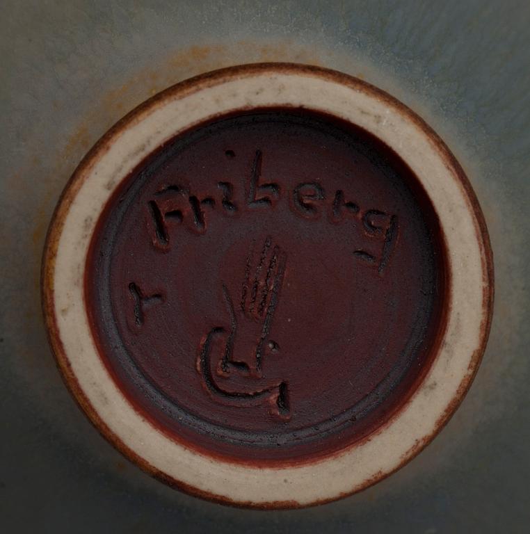 MINIATYRER, 7 st, stengods, Berndt Friberg Gustavsberg.