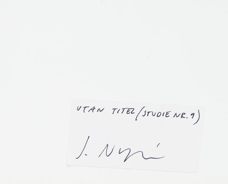 Jesper Nyrén,  "Utan titel" (Studie nr 9).
