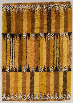 MATTA, rya, "Stegeborg", Marianne Richter. 1900-talets mitt. Ca 200 x 137 cm.