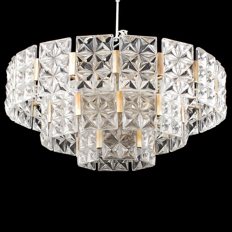 A ceiling lamp, probably designed by Carl Fagerlund, Orrefors, 1960´s.
