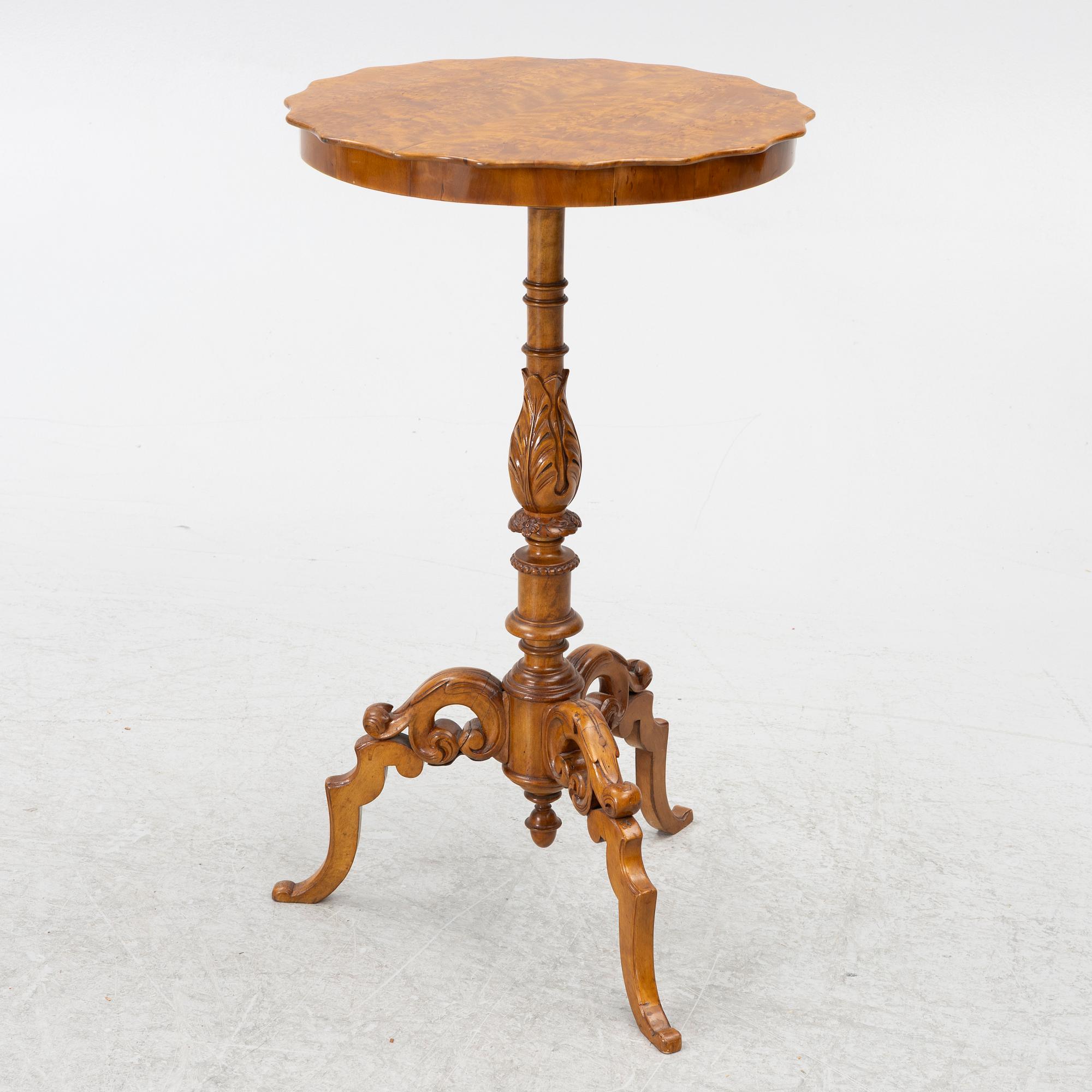Fällbord, 1800-talets andra hälft.