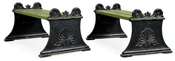 720. FOLKE BENSOW, "Parkbänk Nr 1", ett par, Näfveqvarns Bruk.