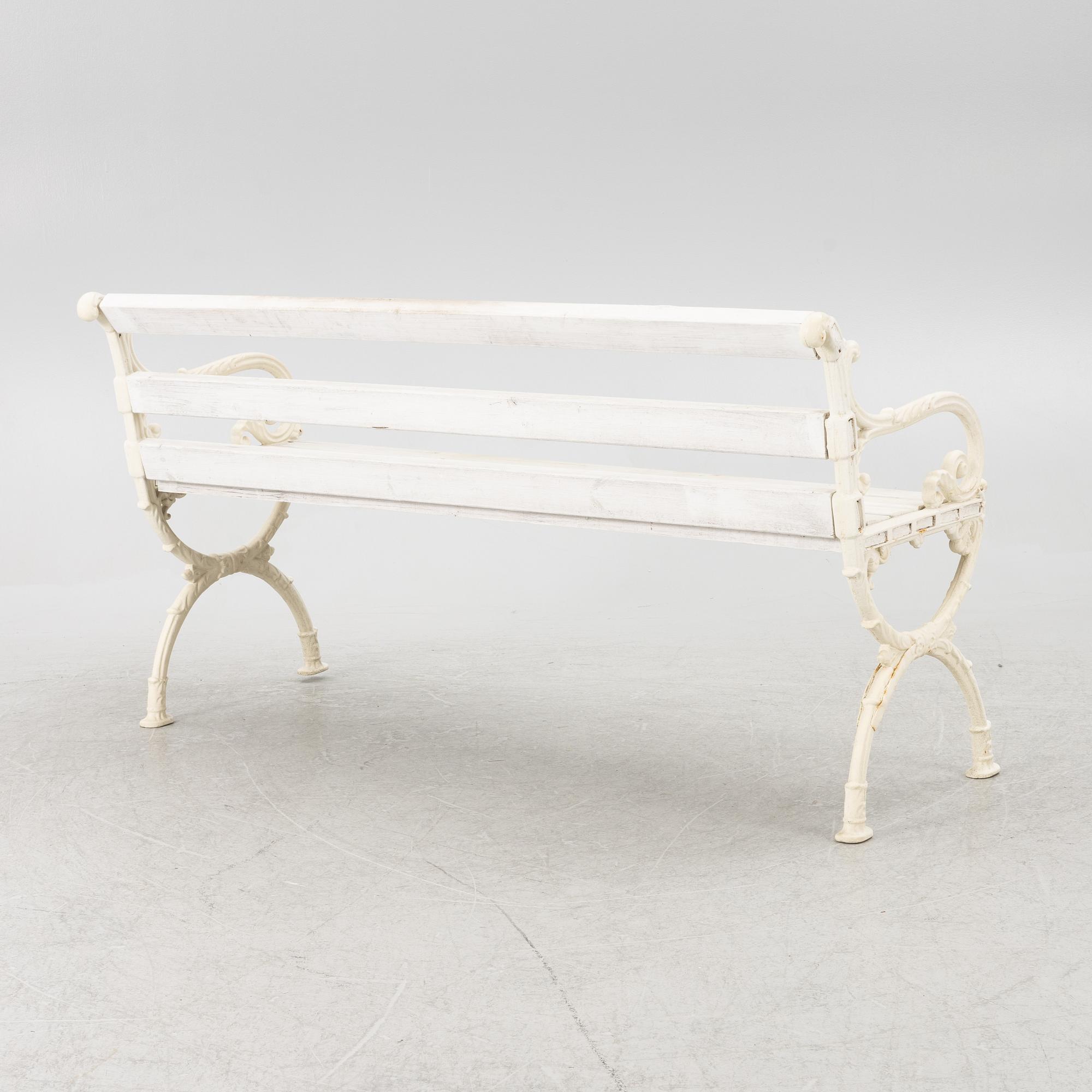 Trädgårdsoffa, tidigt 1900-tal.