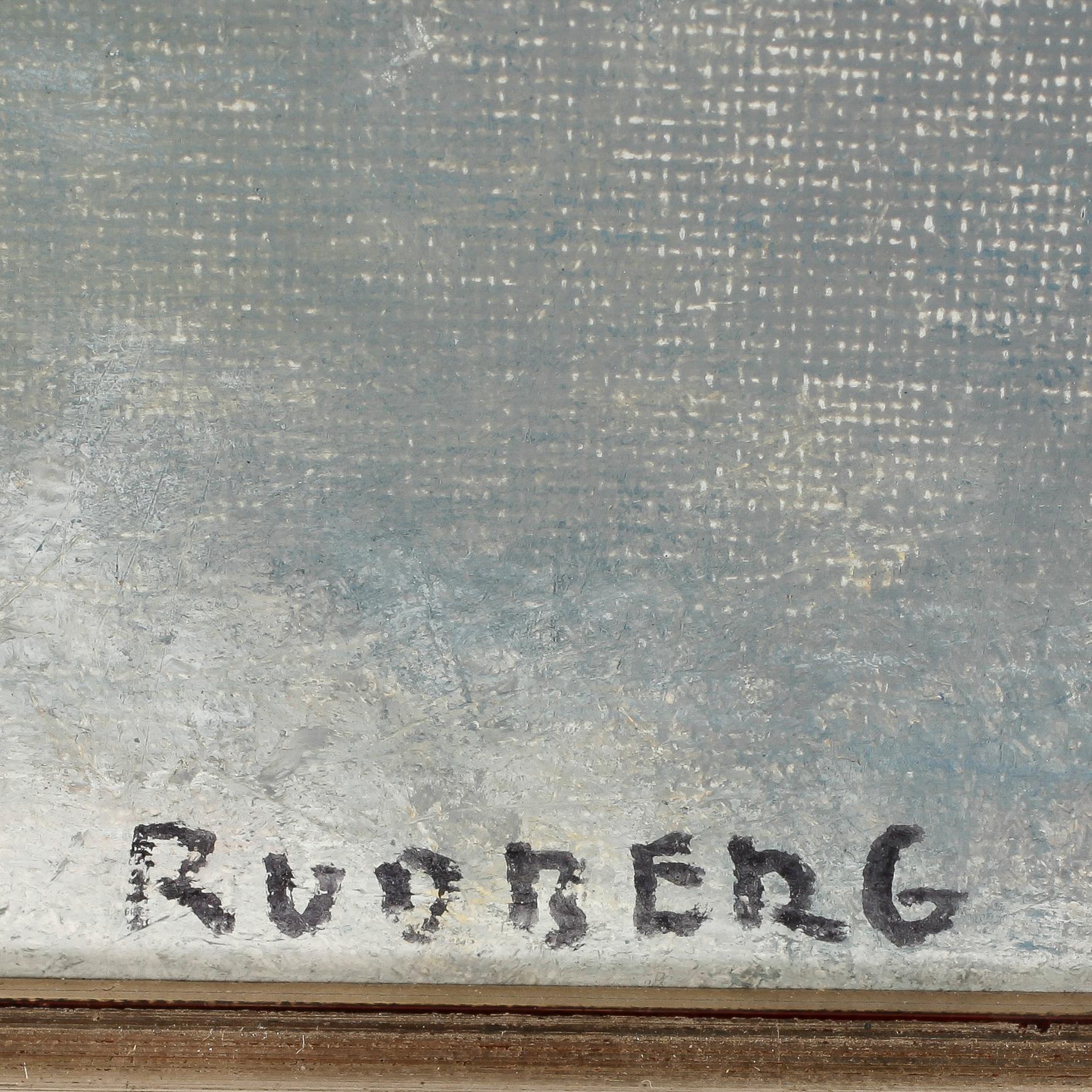 GUSTAV RUDBERG, Olja på duk, signerad.