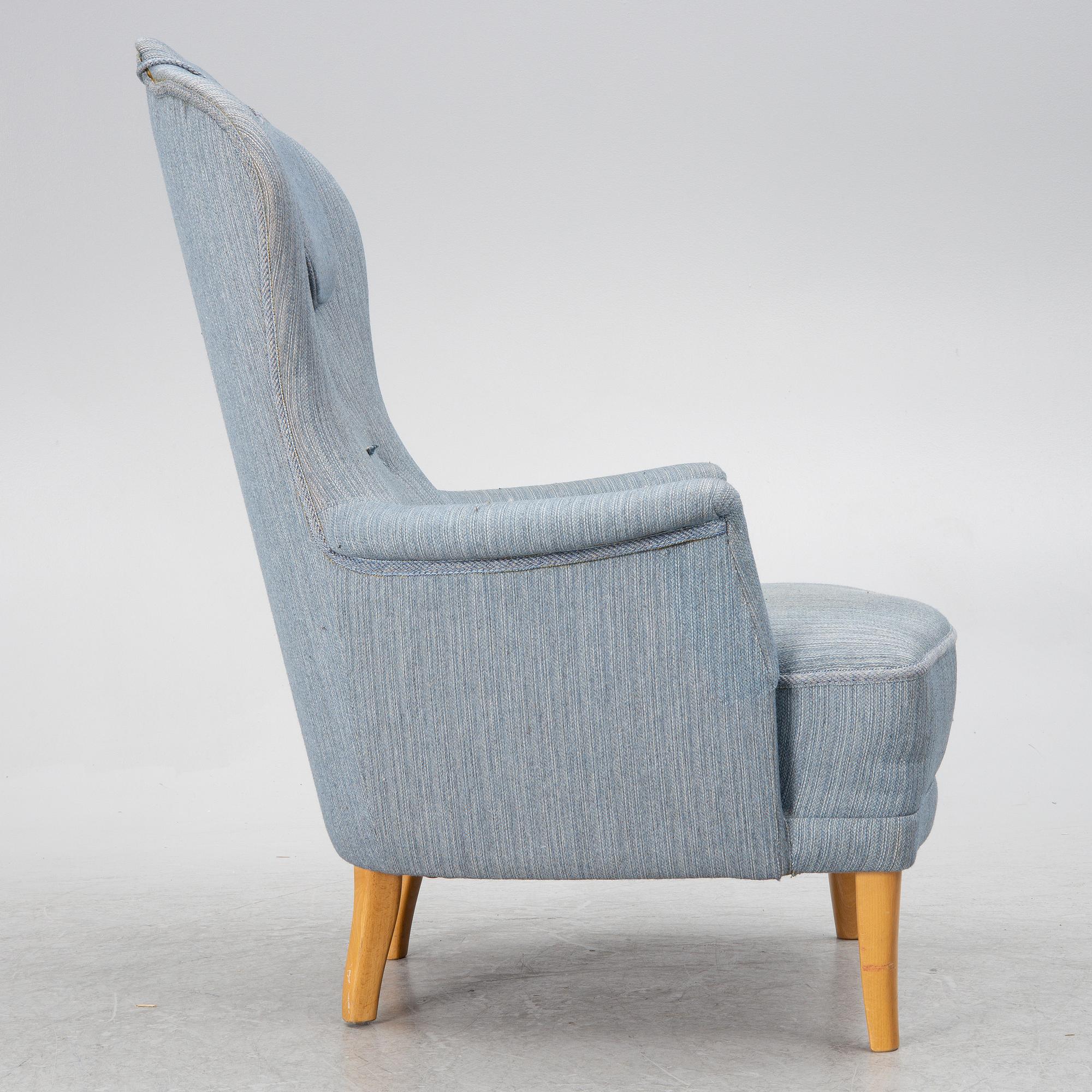 Carl Malmsten, a 'Farmor' easy chair, OH Sjögren Tranås second part of the 20th century..