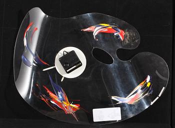 VÄGGUR, plexiglas, sign Sven Inge Höglund.