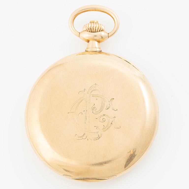 Omega, pocket watch, hunter case, 49.5 mm.