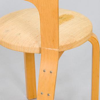 Alvar Aalto, stolar, ett par, modell 66, Artek 1960-tal.