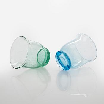 Gunnel Nyman, saftservis, modell 3258 och 3259, Riihimäki Glassbruk Ab. Formgiven 1932.