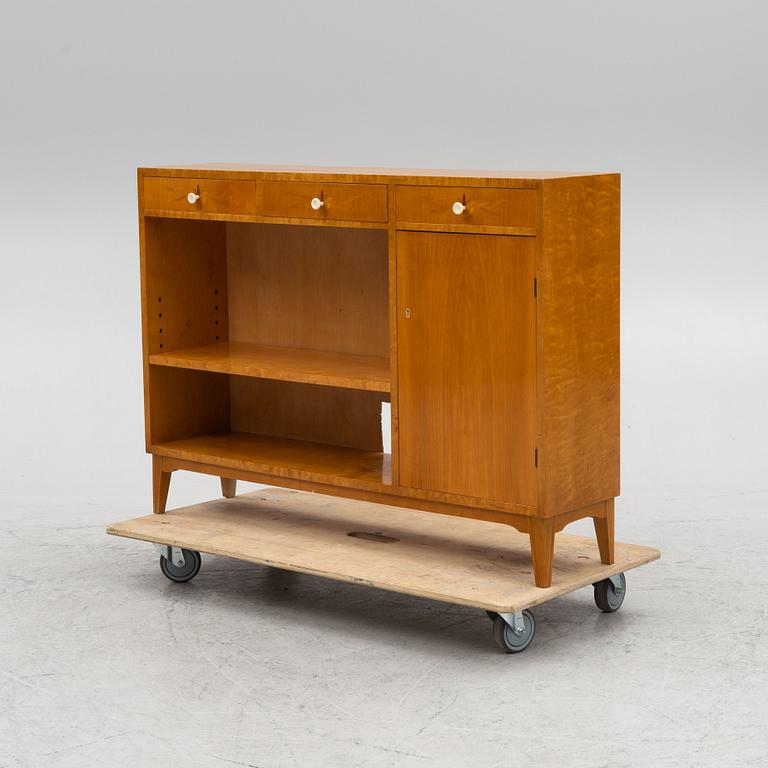 A bookcase with cabinet, 1930s/40s.