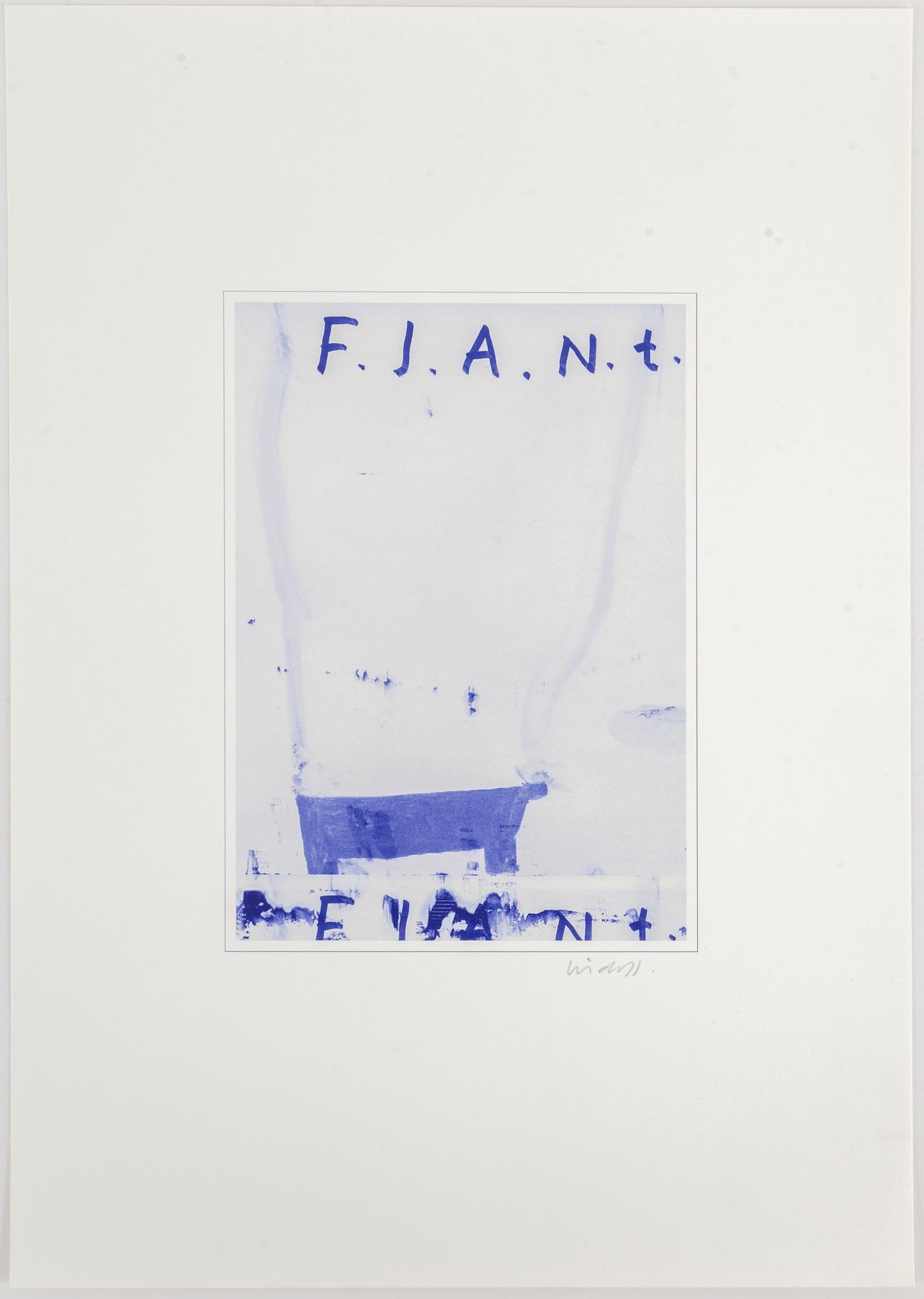 ANDERS WIDOFF,pigment print, signed. Ed 11/100.