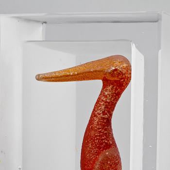 SKULPTUR, glas, Kjell Engman, Kosta Boda, ej signerad, 1900-talets andra hälft.