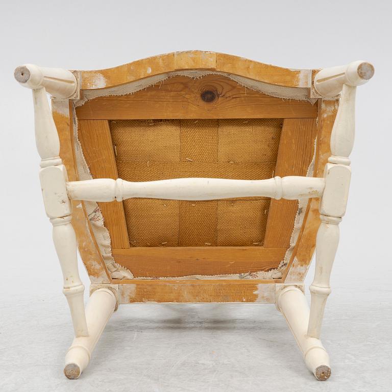 Dining group, 10 pieces, Gustavian style, 20th century.