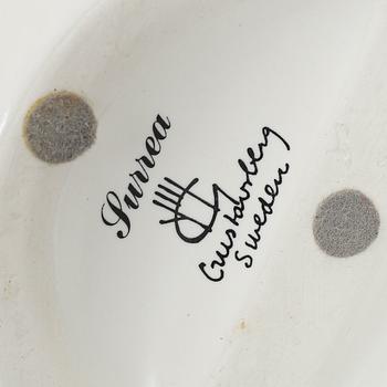 WILHELM KÅGE, a stoneware 'Surrea' vase and bowl from Gustavsberg.