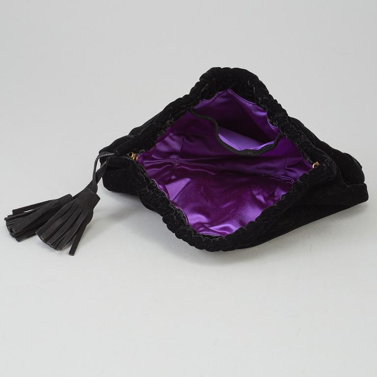 An evening bag by Ralph Lauren.