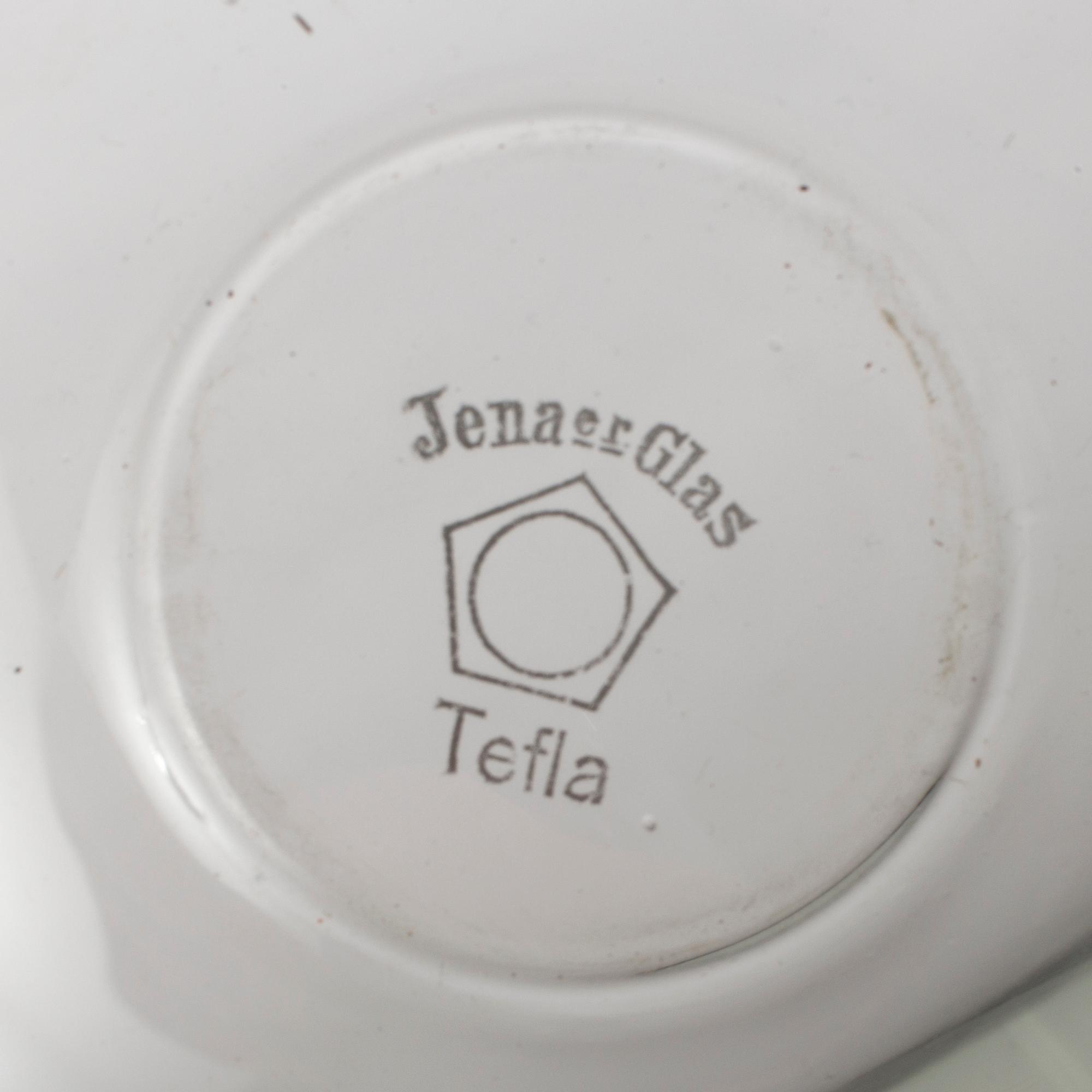 WILHELM WAGENFELT, 36 delar till teservis, delar, för Jenaer Glaswerke, Jena.