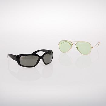 AURINKOLASIT, 2 kpl, Ray-Ban, 2000-luku.