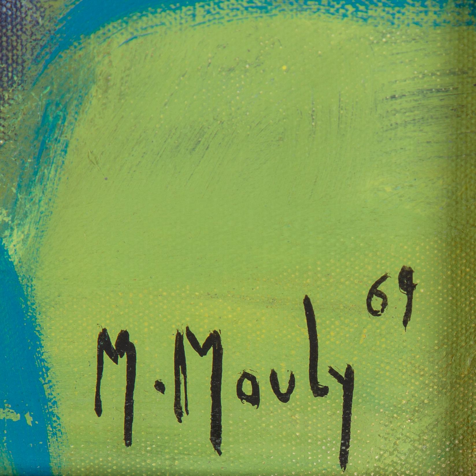 Marcel Mouly, olja på duk, signerad och daterad, Paris -69.
