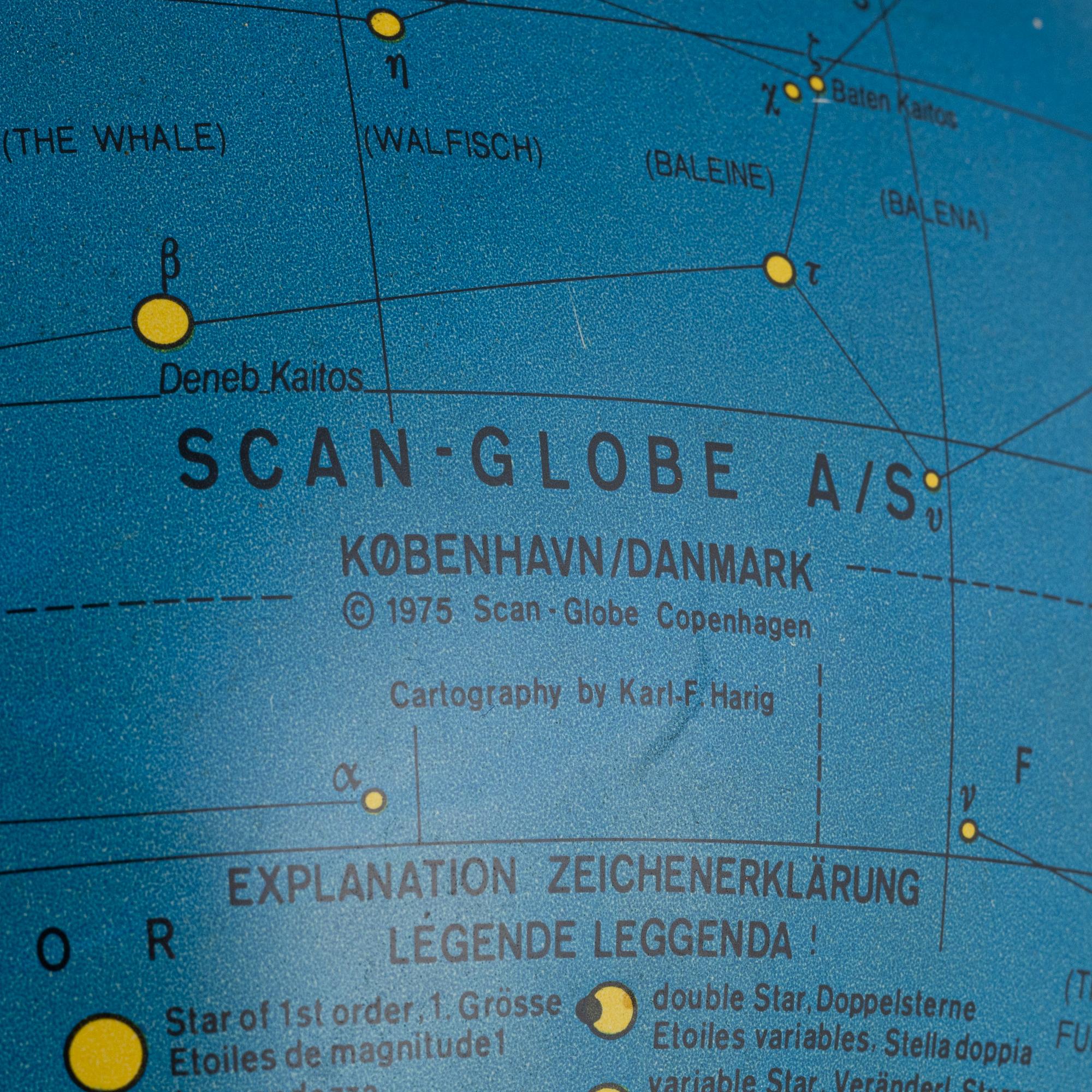 Stjärnglob, Scan-Globe A/S, Köpenhamn, Danmark.