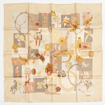 Cartier, scarf.