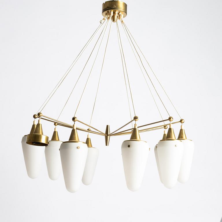 Hans-Agne Jakobsson, An imposing ceiling lamp, Hans-Agne Jakobsson AB, Markaryd, 1950s.