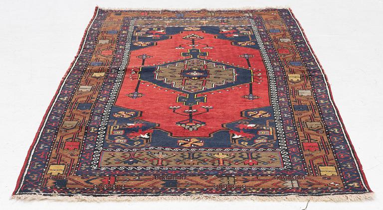 Rug, oriental Kashgai, approx. 222 x 110 cm.