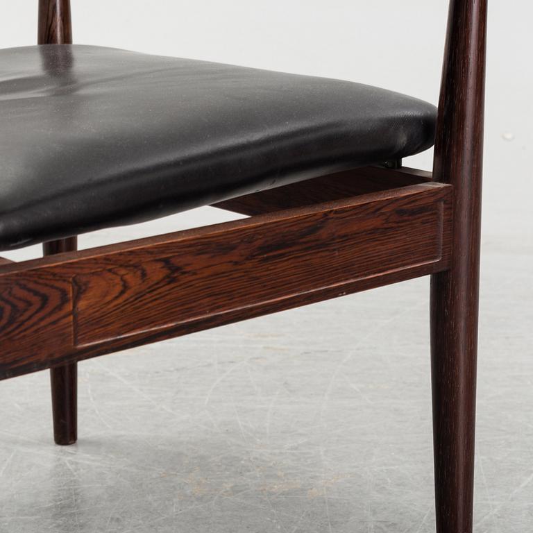 A 'Diplomat' armchair by Finn Juhl, France & Sons, Denmark. Designed 1961.