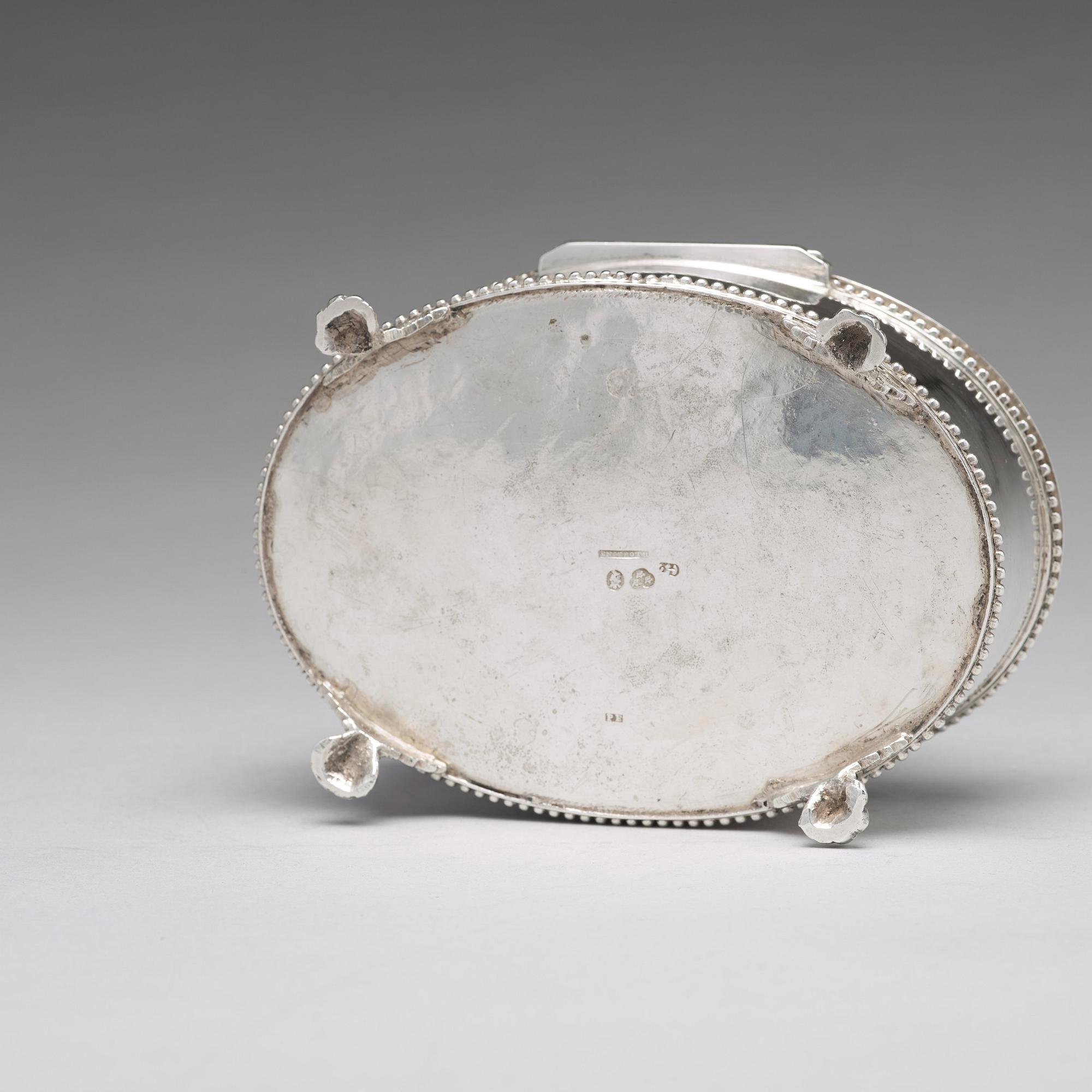 Petter Eneroth, sockerskrin, silver, Stockholm 1789. Gustavianskt.
