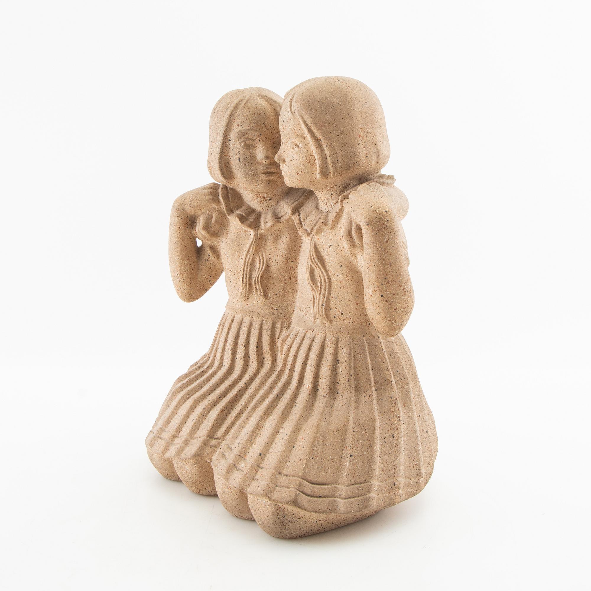 Just Andersen, Skulptur Två flickor.