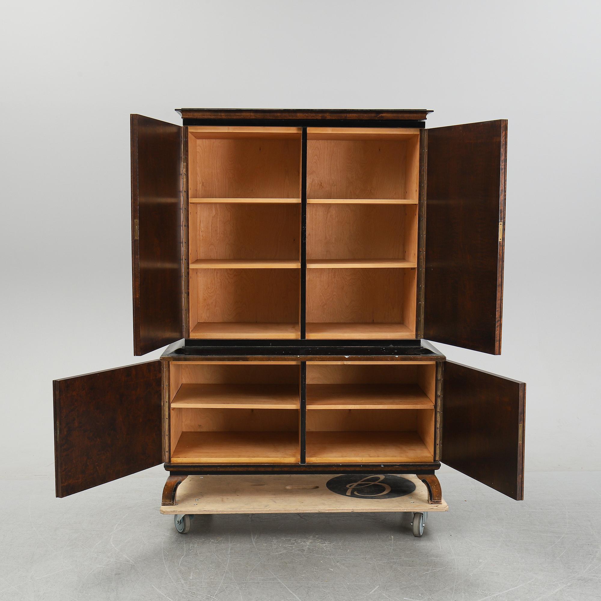 An Art Deco cupboard, 1930's.