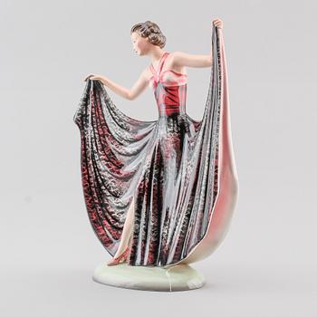 FIGUR, porslin, Goldscheider, Wien.