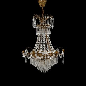 LJUSKRONA, empirestil, 1900-talets andra hälft. Höjd ca 70 cm.
