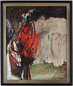 CO HULTÉN, oil on canvas, signed.