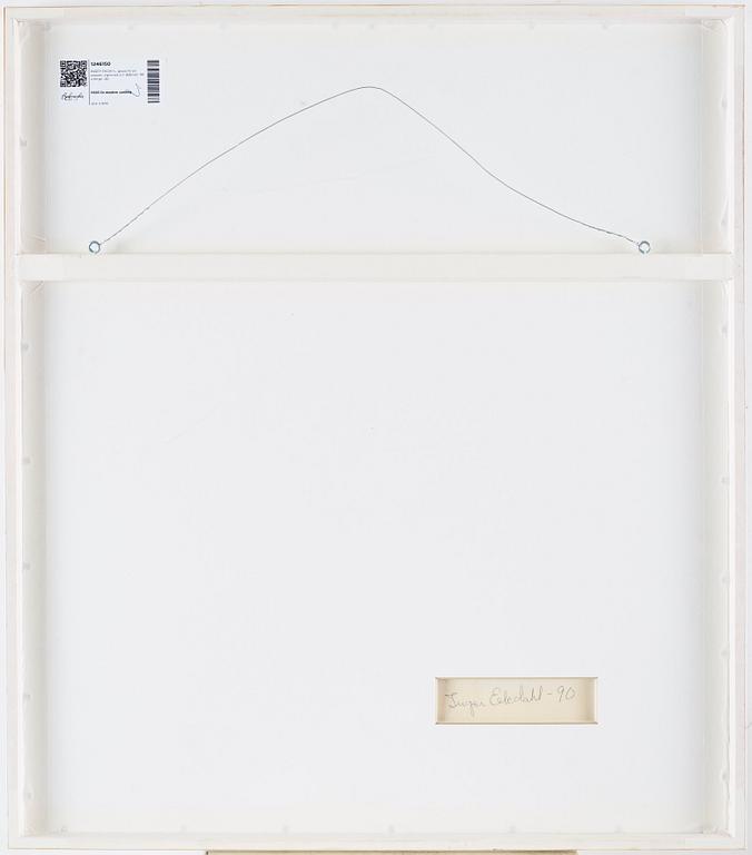 INGER EKDAHL, gouache på papper, signerad och daterad -90 a tergo.