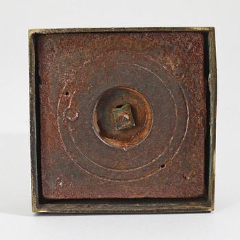 OKÄND KONSTNÄR, skulptur, brons, sent 1800-tal.